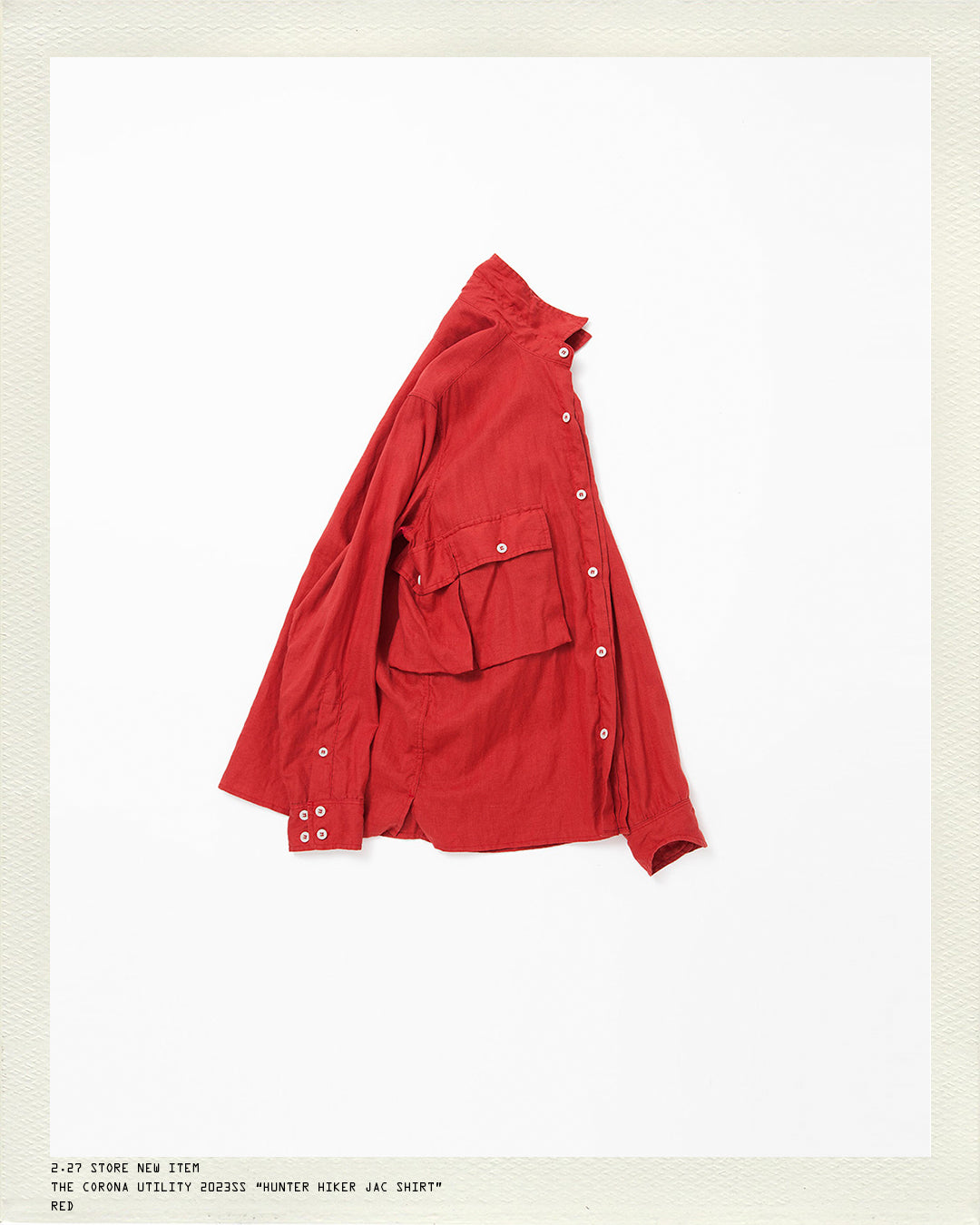 2.27 Online Store New Item “HUNTER HIKER JAC SHIRT” – THE CORONA