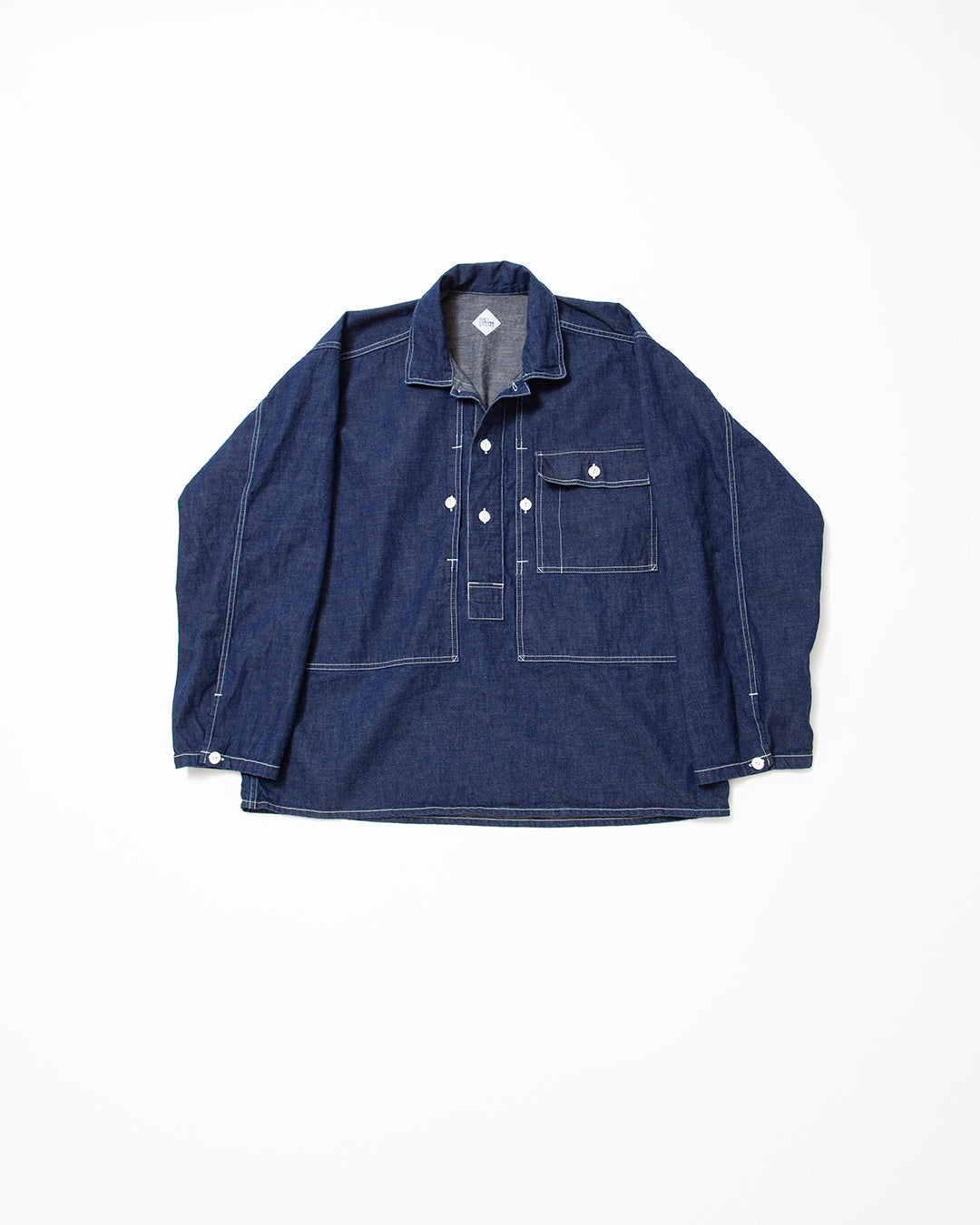 CJ004・Utility Navy Jumper / High Density Indigo Denim – THE