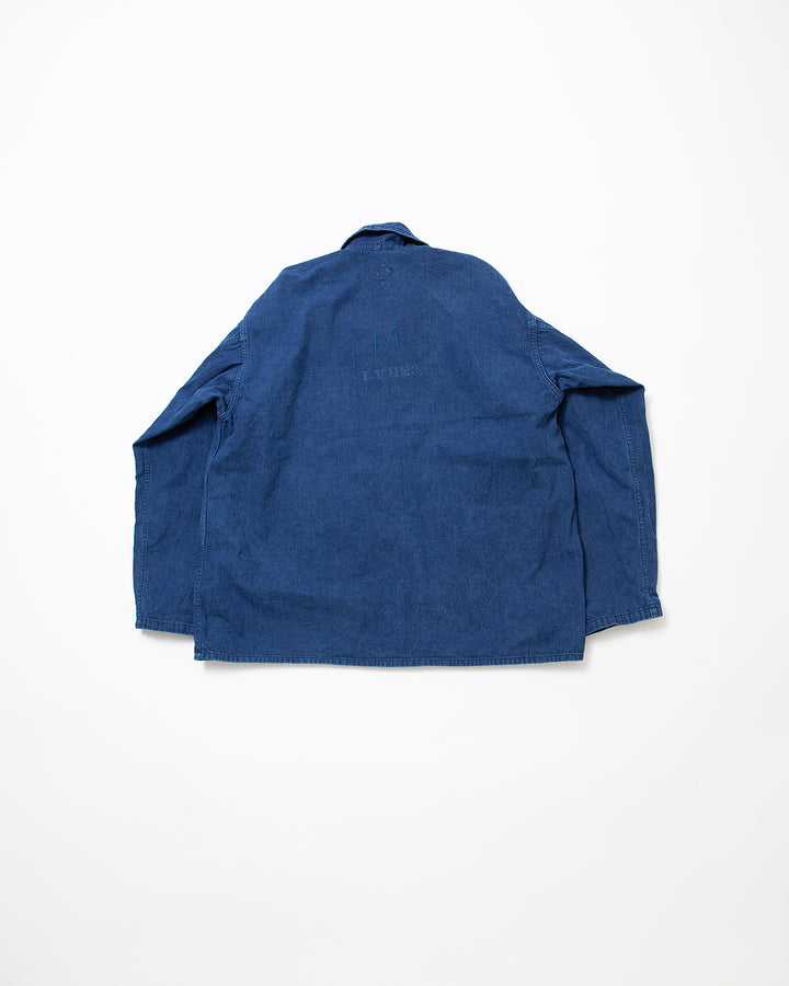 CSJ004 - CORONA・M-44 PULLOVER JACKET / Indigo Denim w/ Bio-wash