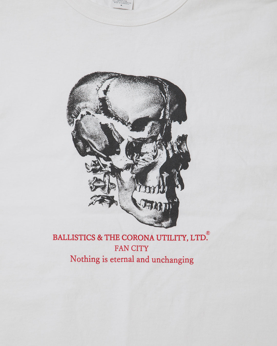 BALLISTICS × THE CORONA UTILITY - CT006・"SKULL TEE"