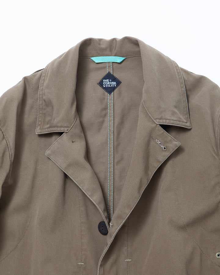 CJ002・UTILITY WORK COAT / Dark Khaki