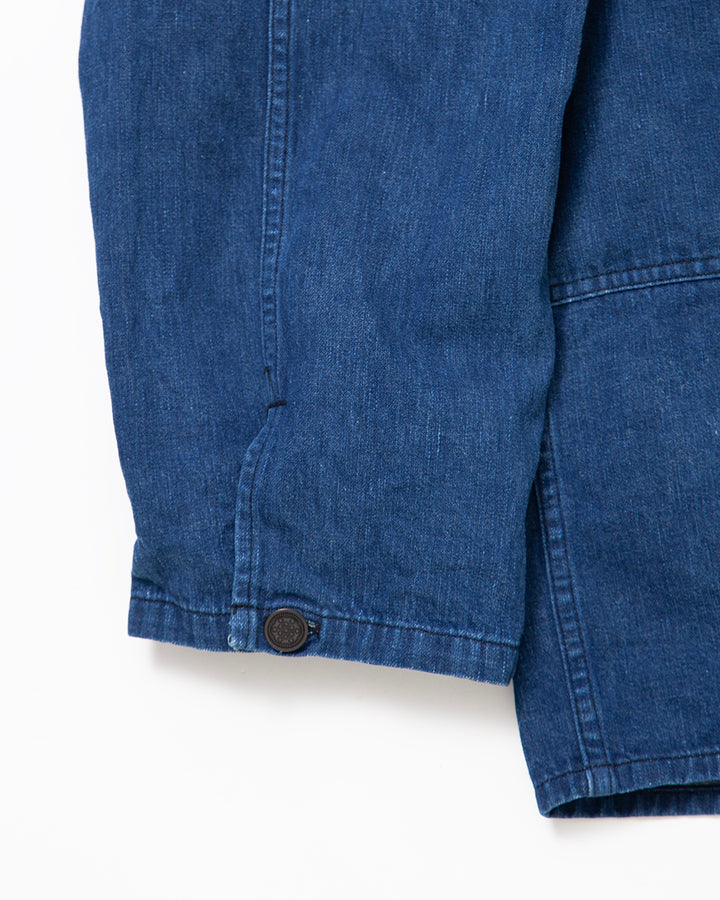 CSJ004 - CORONA・M-44 PULLOVER JACKET / Indigo Denim w/ Bio-wash