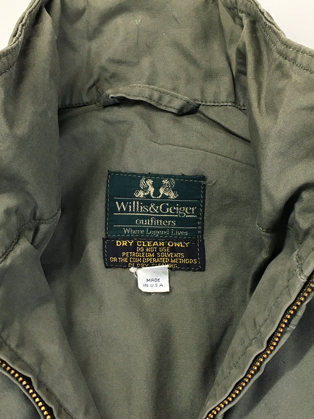 80’S Willis & Geiger ・Hunter Hiker x Pewter 340 Poplin