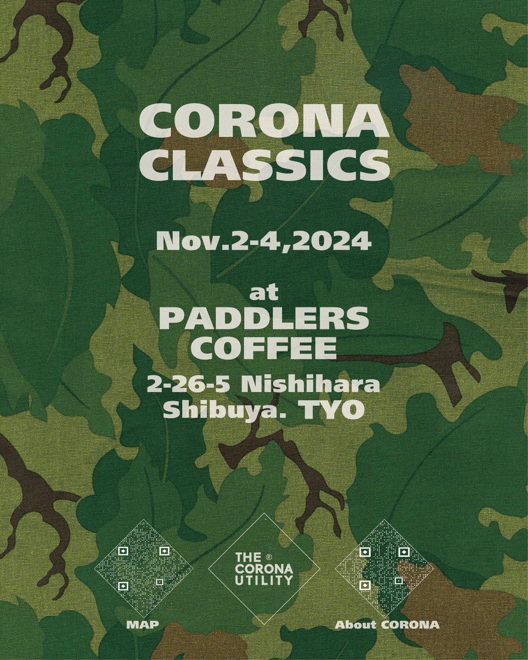 “CORONA CLASSICS” POPUP STORE at PADDLERS COFFEE