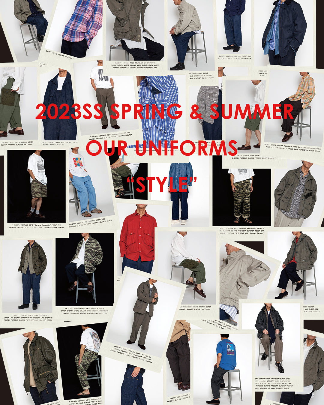 THE CORONA UTILITY & FATIGUE SLACKS 2023SS