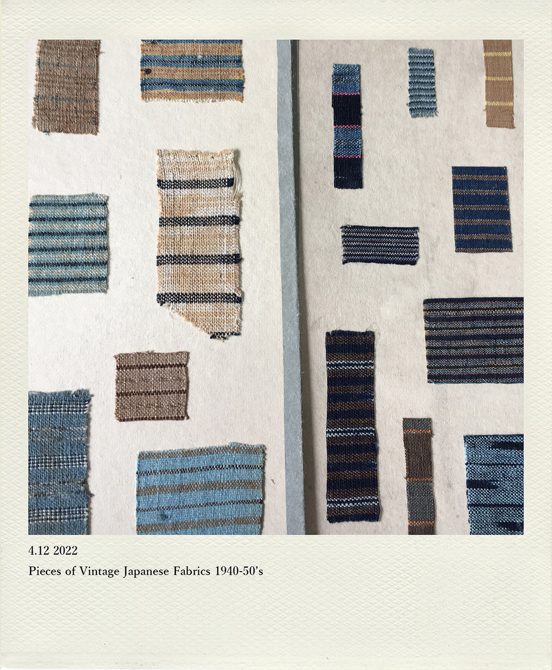 Pieces of Vintage Japanese Fabrics 1940-50’s