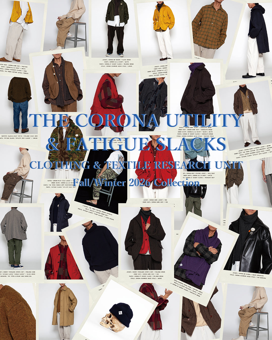 THE CORONA UTILITY & FATIGUE SLACKS - Fall/Winter 2026 Collection