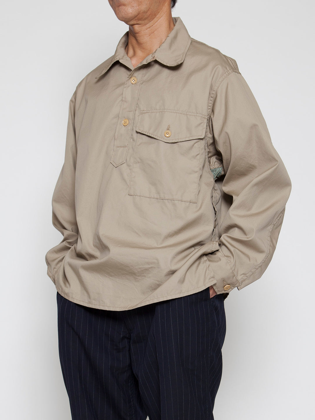 【DELIVERY】CS008 - UTILITY PULLOVER STREAM SHIRT