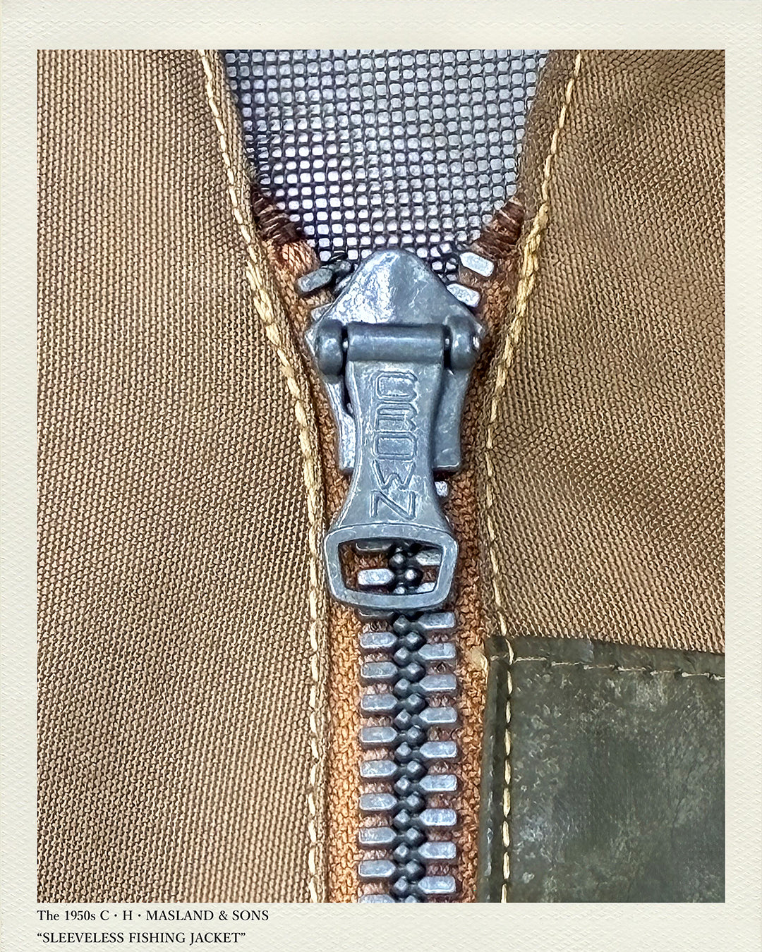 THE 1950s MASLAND “SLEEVELESS FISHING JACKET”