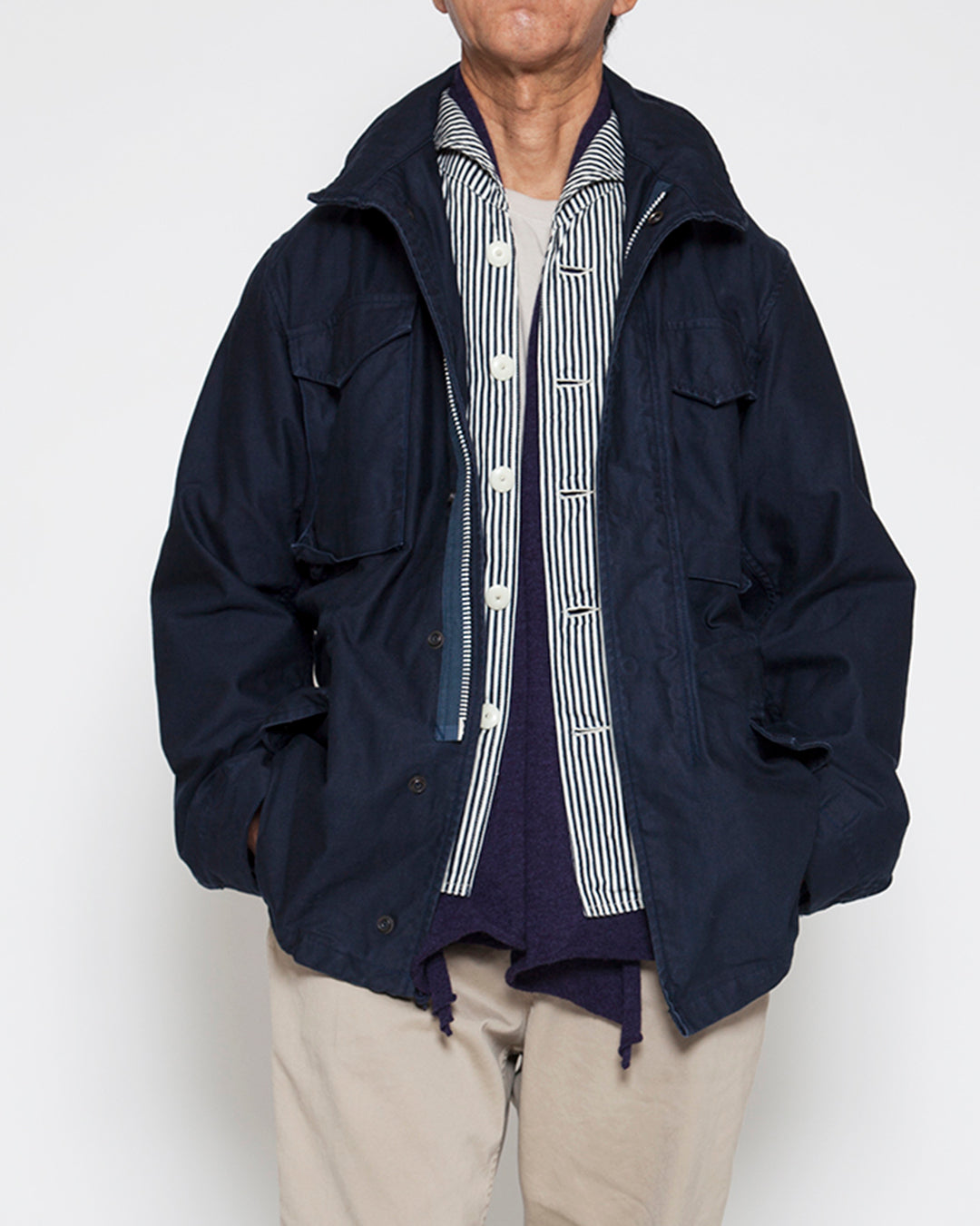 10.6 ONLINE STORE NEW ITEM / CORONA・M-65 NAVY BACK SATIN