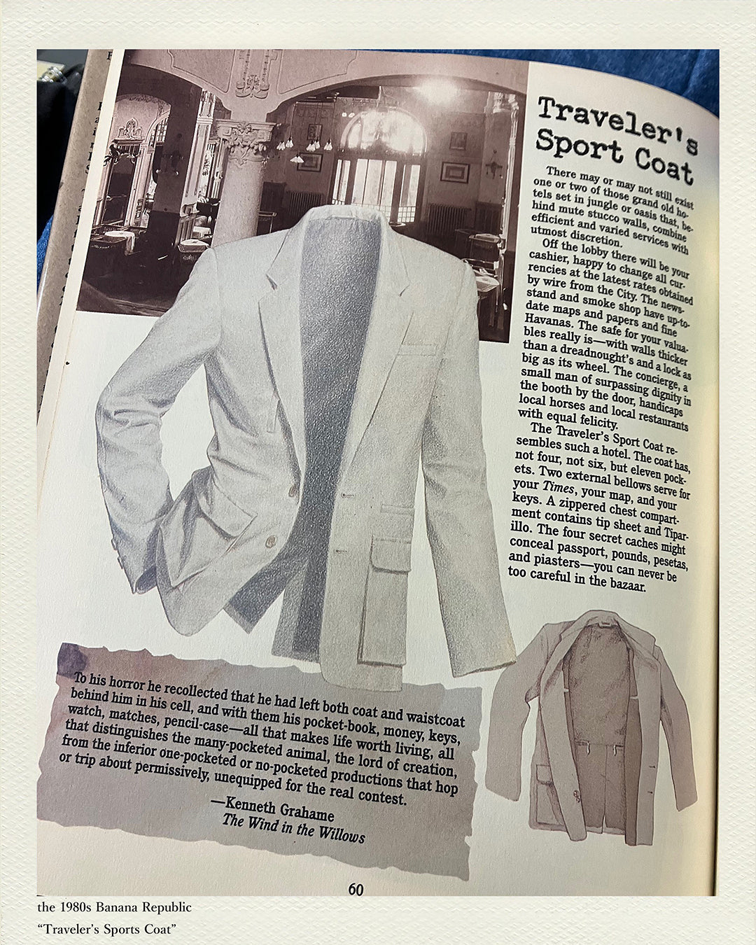 Banana Republic “Traveler’s Sport Coat” from the 1980s.