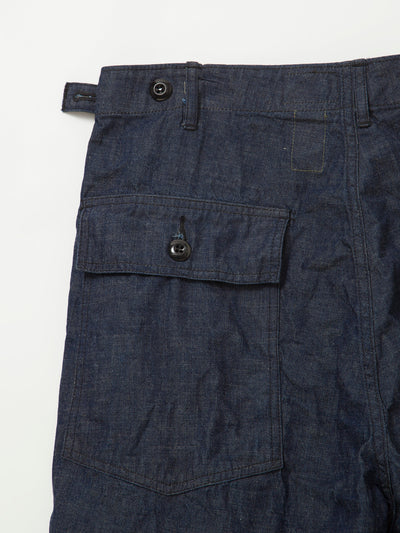 FATIGUE SLACKS 2022FW “UTILITY SLACKS” x DENIM BLACK ST