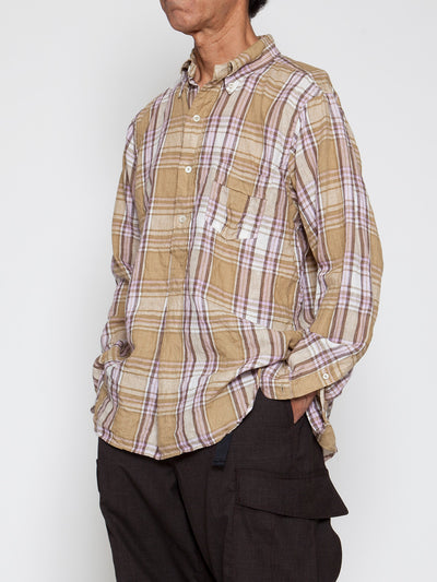 【DELIVERY】THE CORONA UTILITY - WHITE COLLAR PULLOVER WORK SHIRT