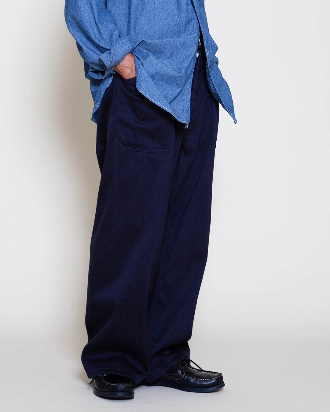 【DELIVERY】 FATIGUE SLACKS・FP015 - UTILITY NAVY SLACKS