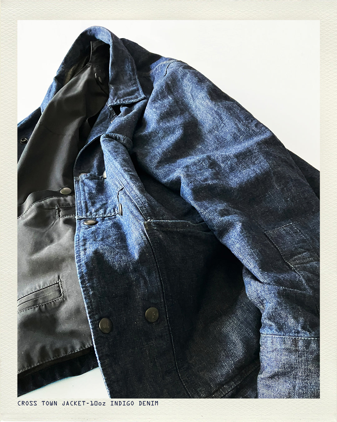 “CROSS TOWN JACKET” 10oz INDIGO DENIM