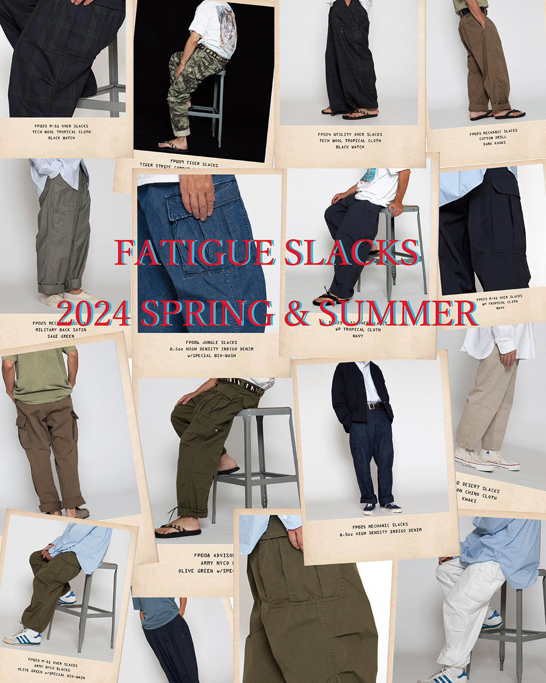 FATIGUE SLACKS 2024SS