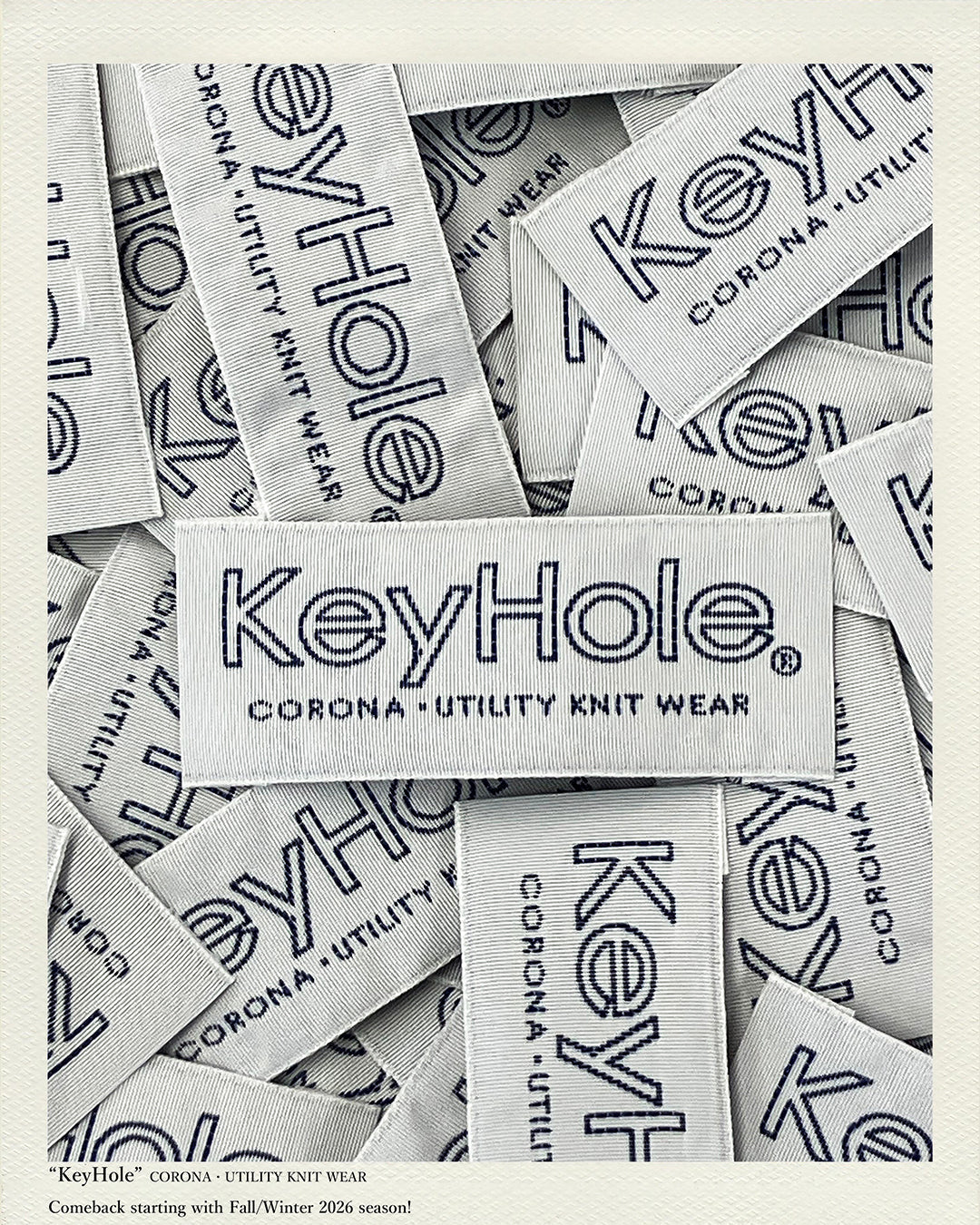 “KeyHole” corona・utility knit wear