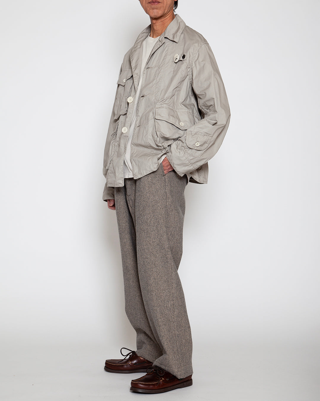 CJ005 - MACY FISHING JACKET / Sand Beige