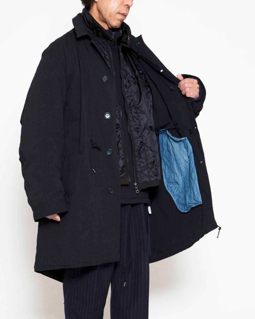 CJ040・ C-FIELD COAT / Black