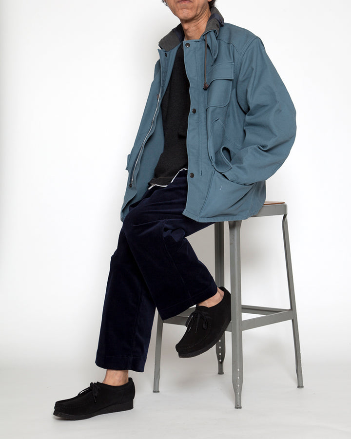 CJ053・GAME PARKA JACKET / Cyan Blue