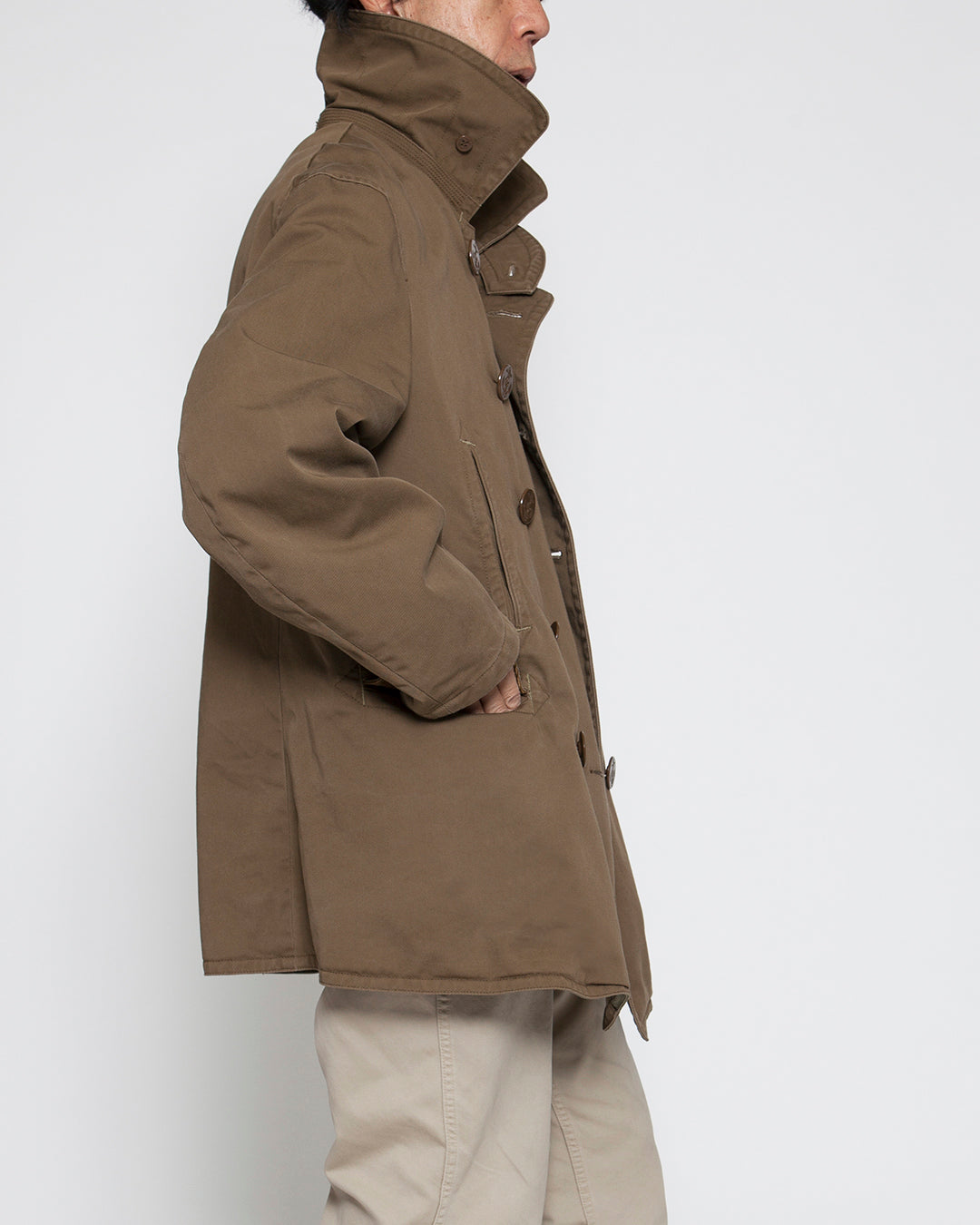 THE CORONA UTILITY - CJ067・SEAMEN'S COAT / Dark Khaki