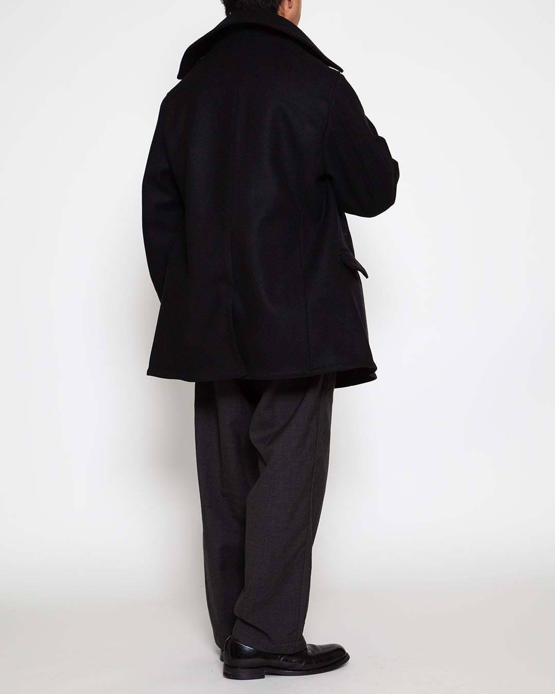 CJ067- SEAMEN'S COAT / Black