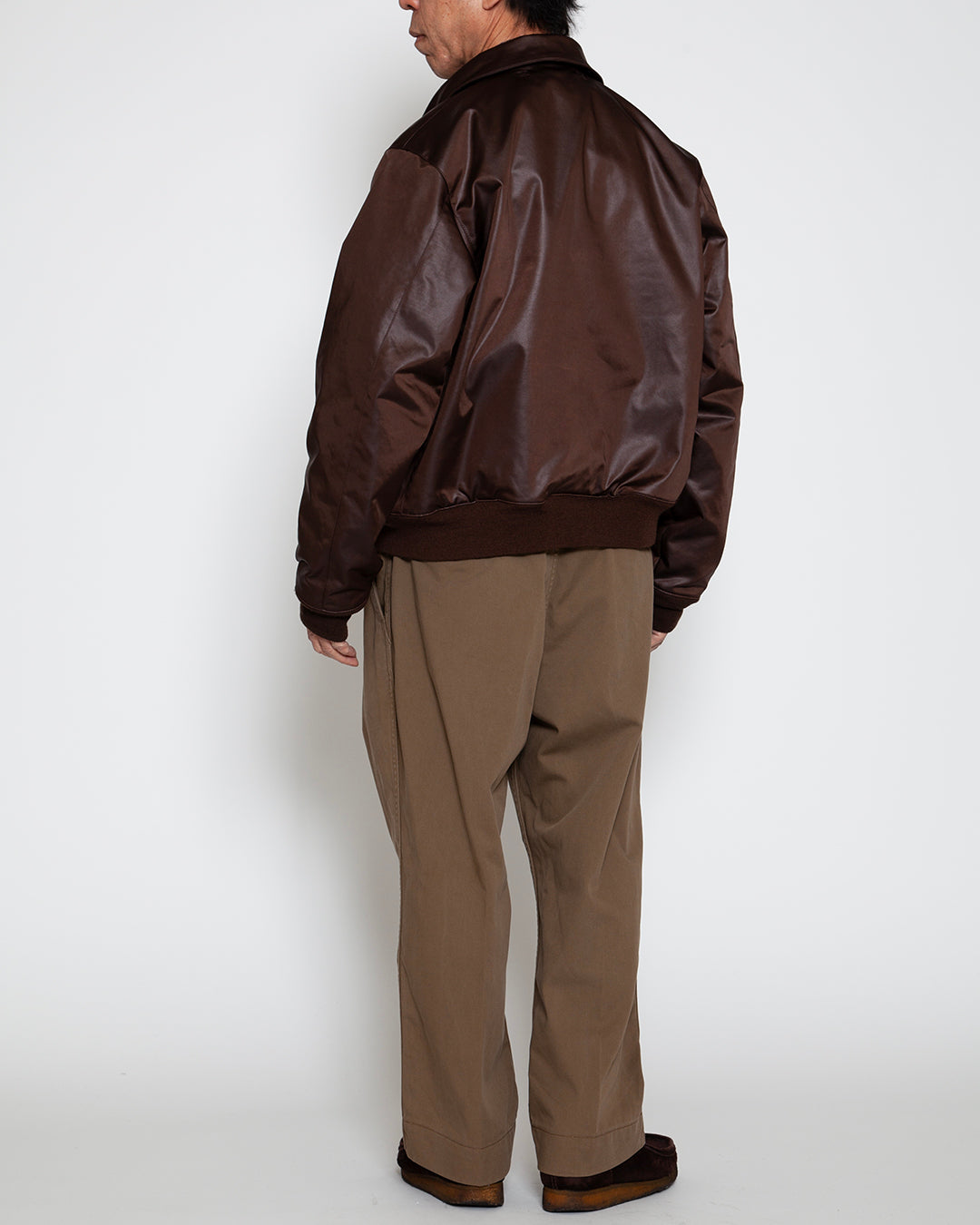 CJ077 - A-2 JACKET / Brown – THE CORONA UTILITY