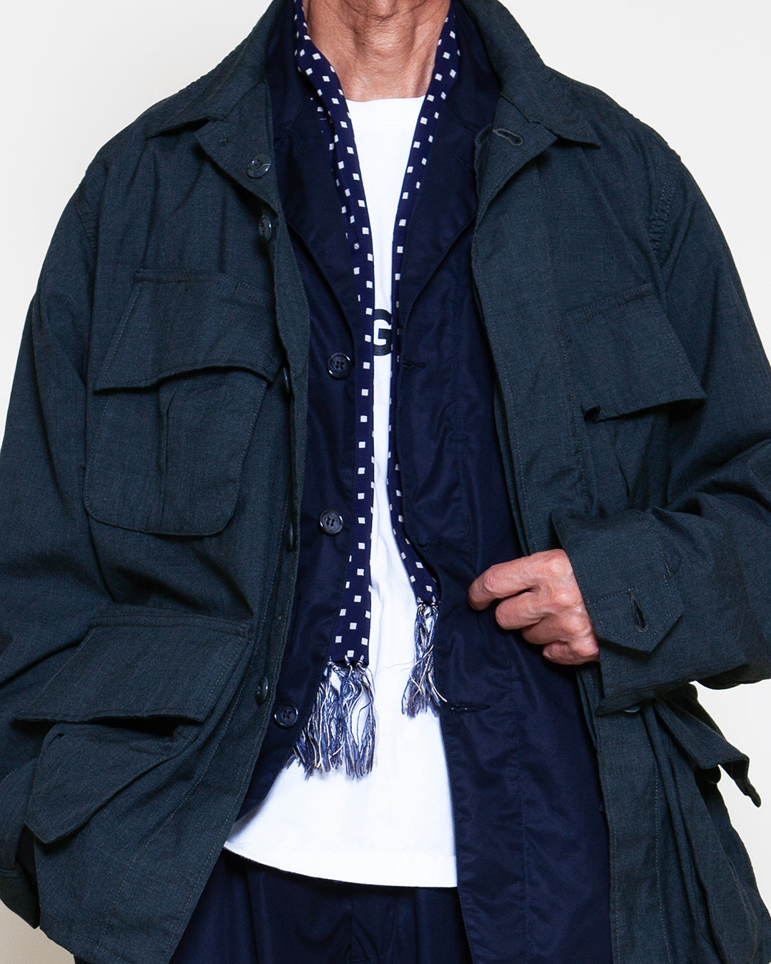 CJ096 - CORONA・JUNGLE JACKET / Top Charcoal
