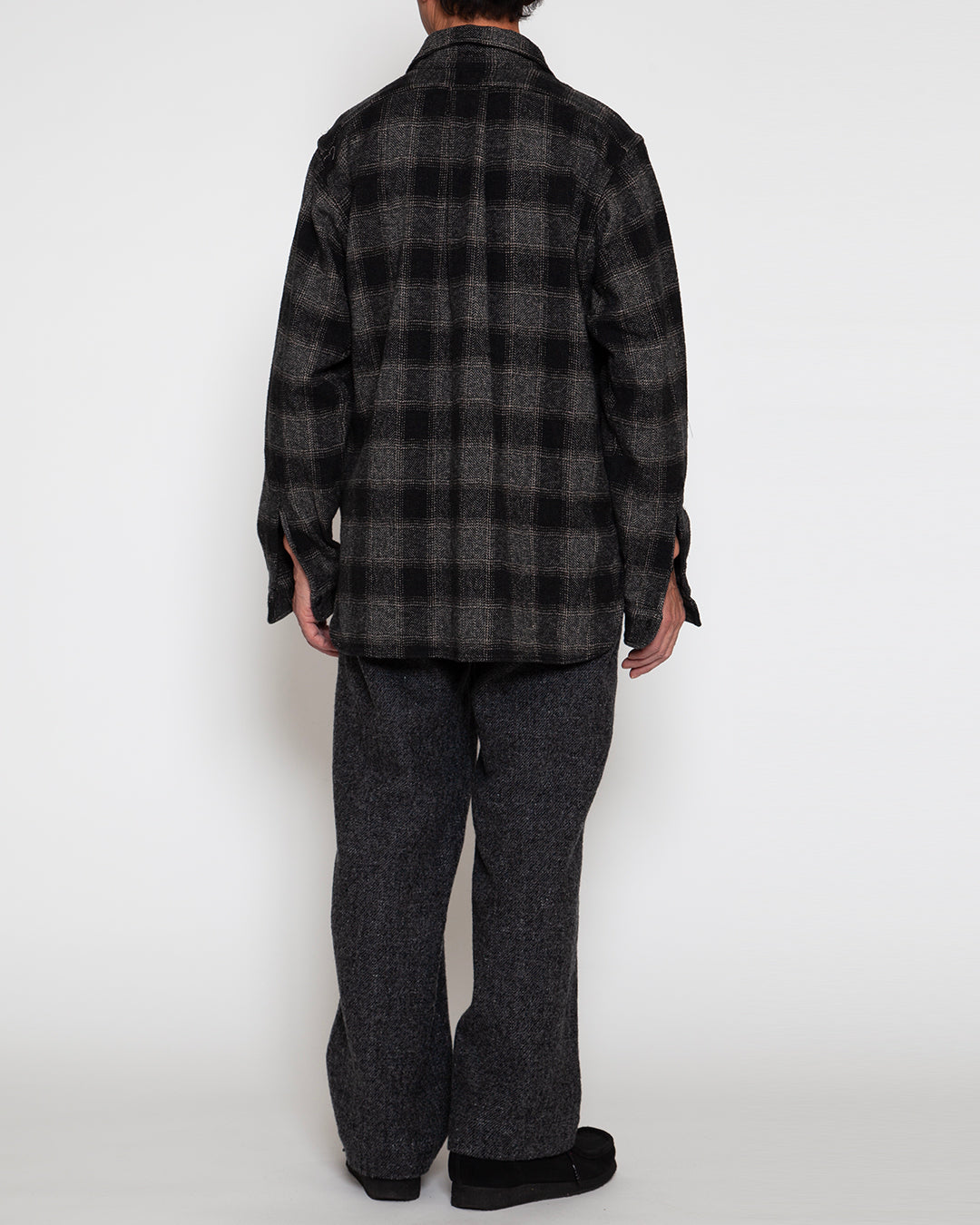 CS005 - W.C.W SHIRT PULLOVER / Black × White