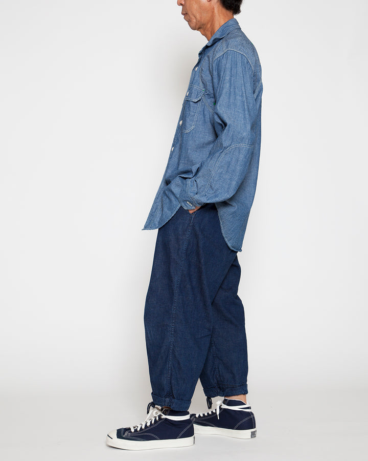 CS014 - CORONA・W-YOKE SHIRT / Blue Chambray