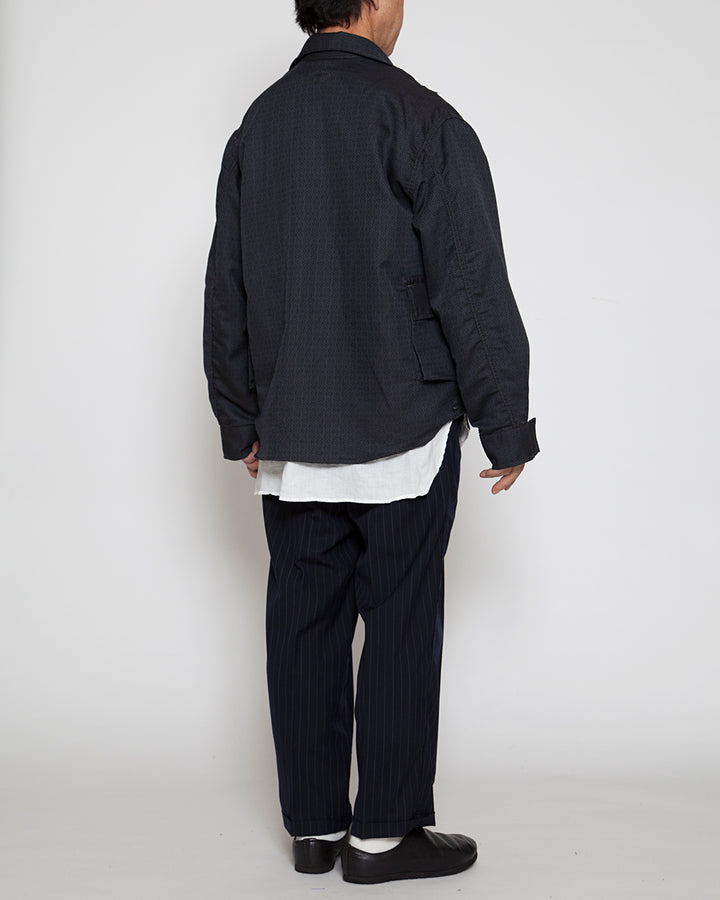 CSJ001・HUNTER HIKER JAC SHIRT / Black