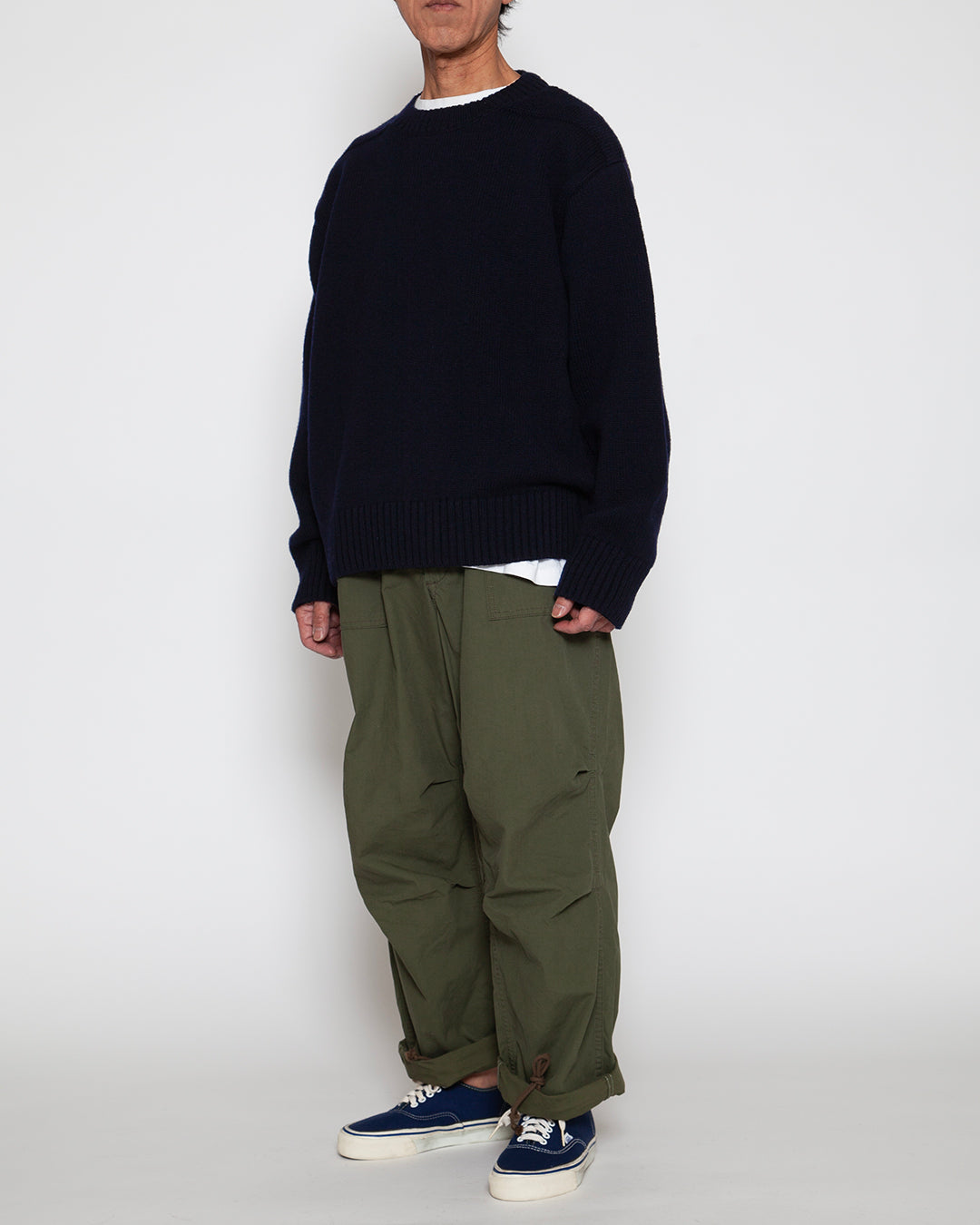 FP005 - AGGRESSOR SLACKS / Olive Green w/ Bio-wash