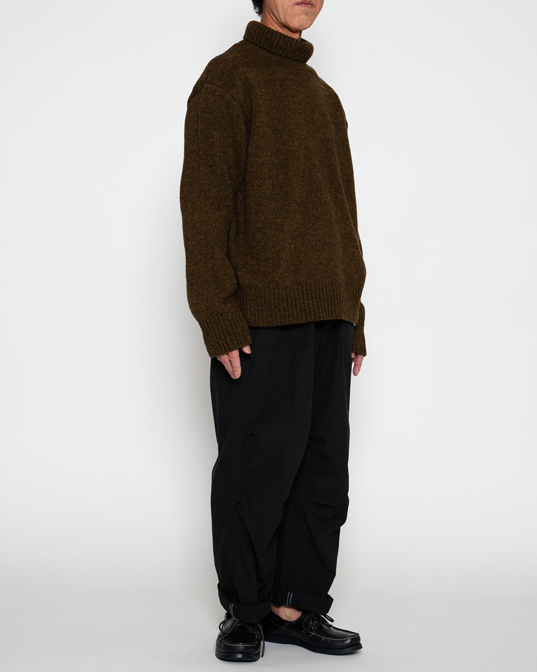 FP005 - AGGRESSOR SLACKS / Black w/ Bio-wash