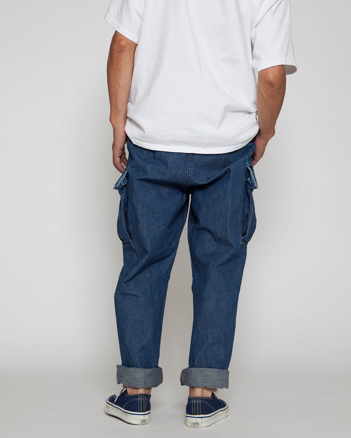 FP006・JUNGLE SLACKS / Indigo Denim