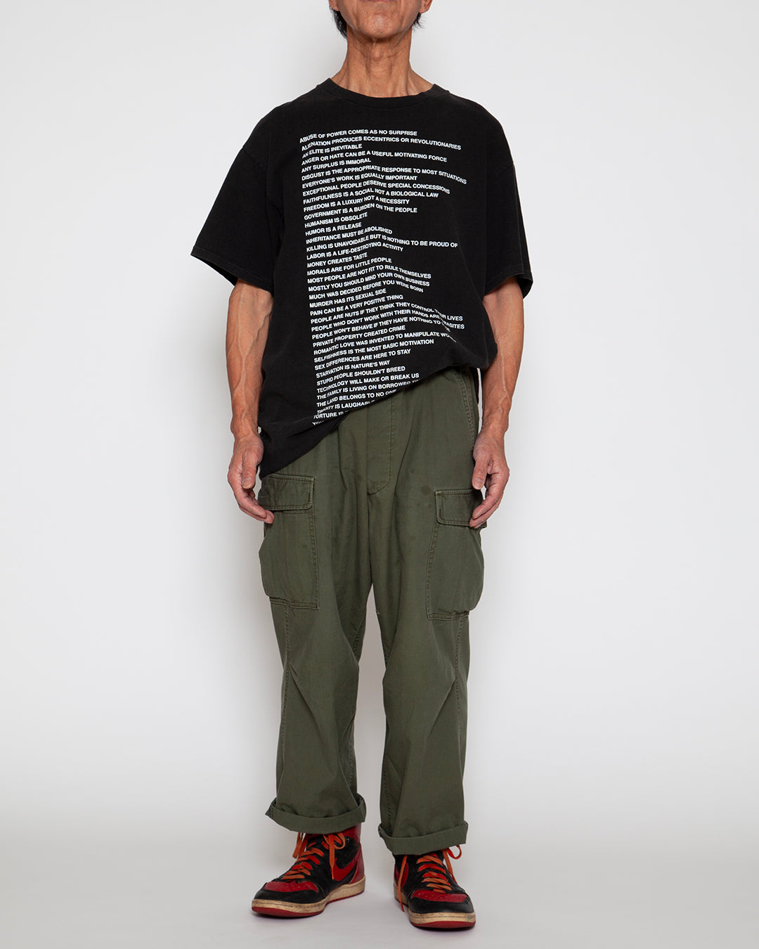 FP006 - JUNGLE SLACKS / Olive Green w/ Bio-wash