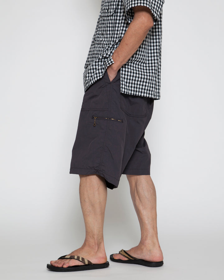 FP024S・UTILITY EASY SHORT SLACKS / Charcoal