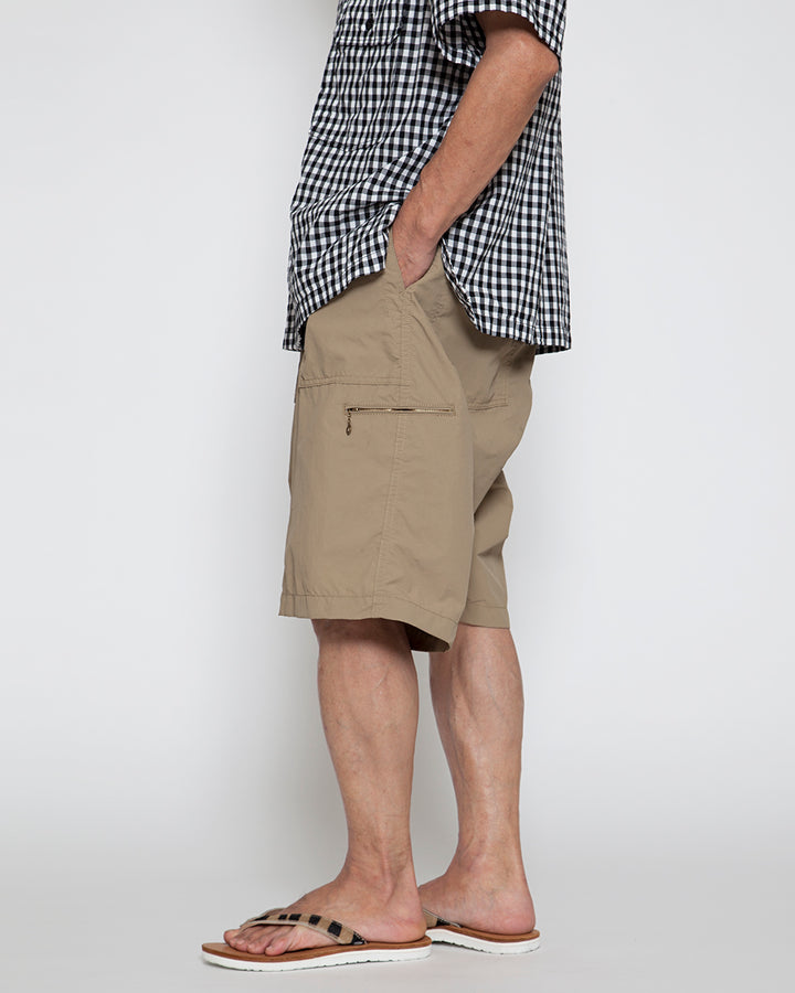 FP024S・UTILITY EASY SHORT SLACKS / Khaki