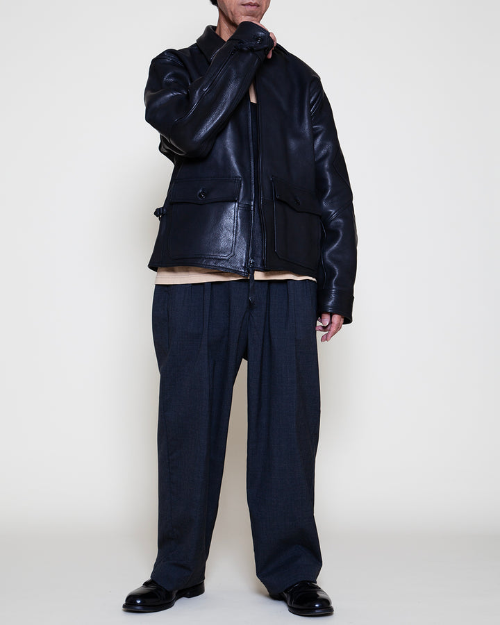 WG001 - Willis & Geiger "G-8" / Black Goat Leather