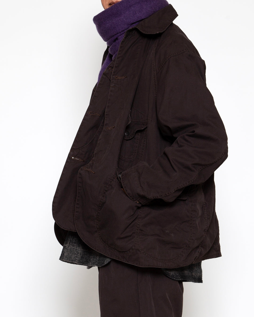 CJ001 - CORONA・GAME JACKET / Chocolate Brown w/ Bio-wash