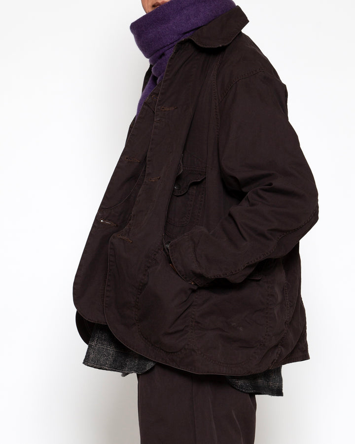 CJ001 - CORONA・GAME JACKET / Chocolate Brown w/ Bio-wash
