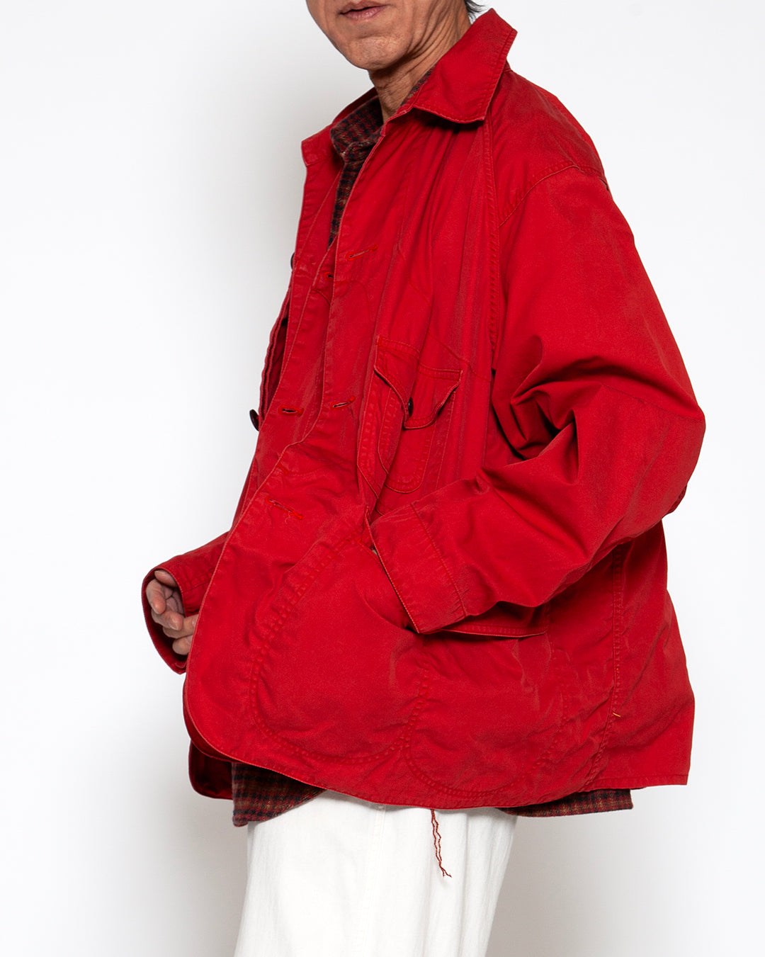 CJ001 - CORONA・GAME JACKET / Red w/ Bio-wash