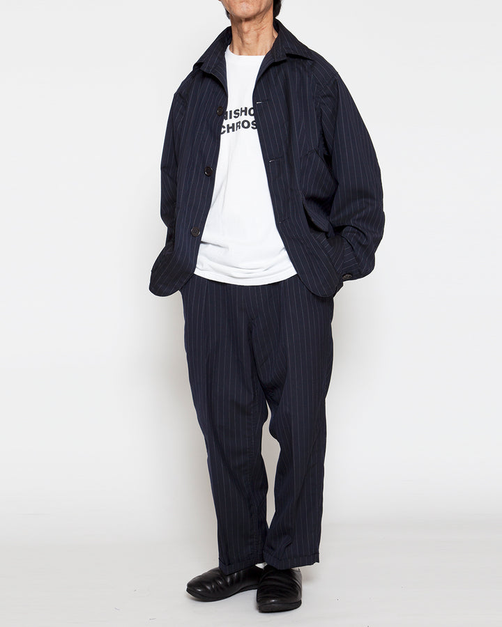 CJ001L・GAME JACKET LIGHT / Pinstripe on Navy