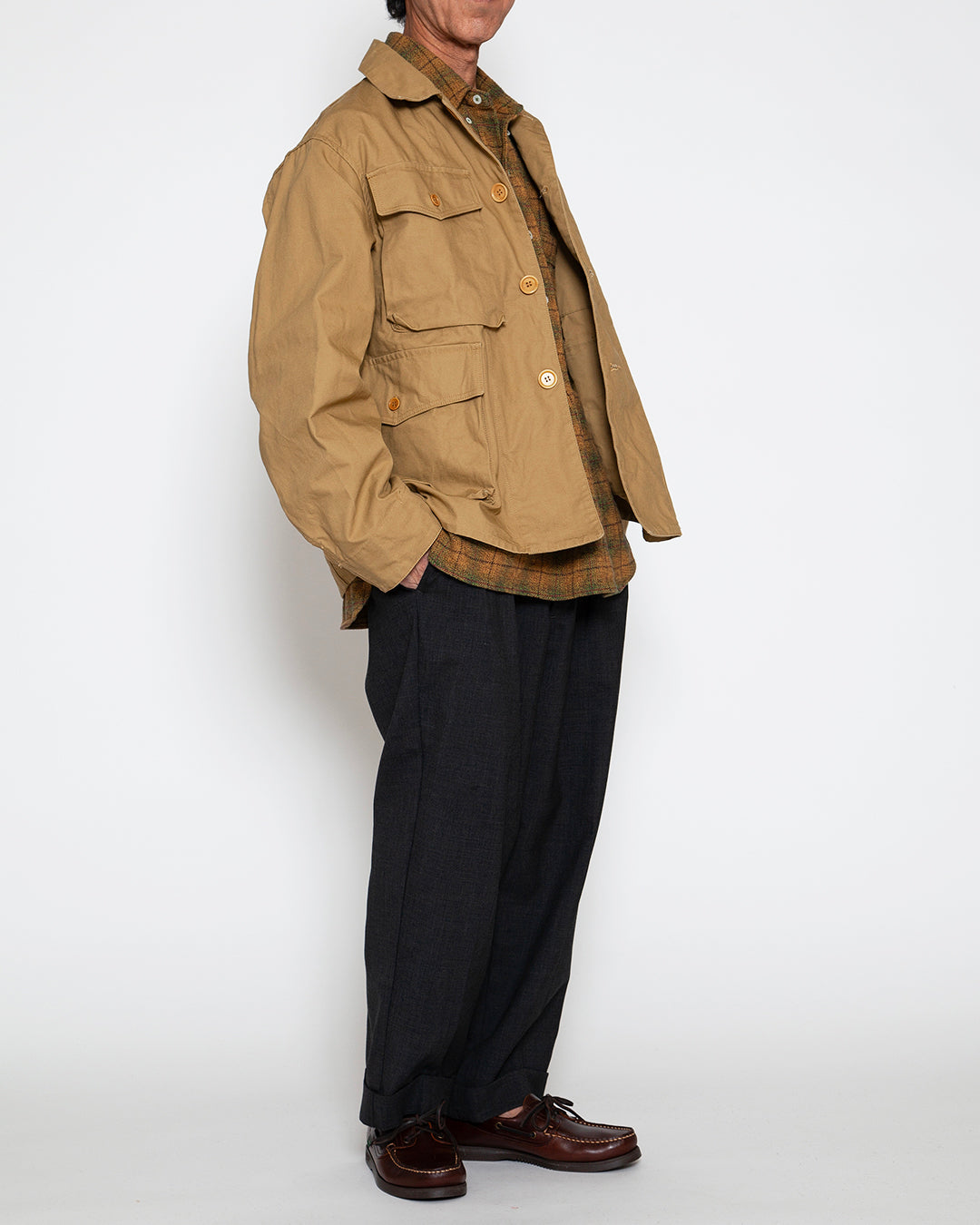 CJ005 - MACY FISHING JACKET / Dry Khaki