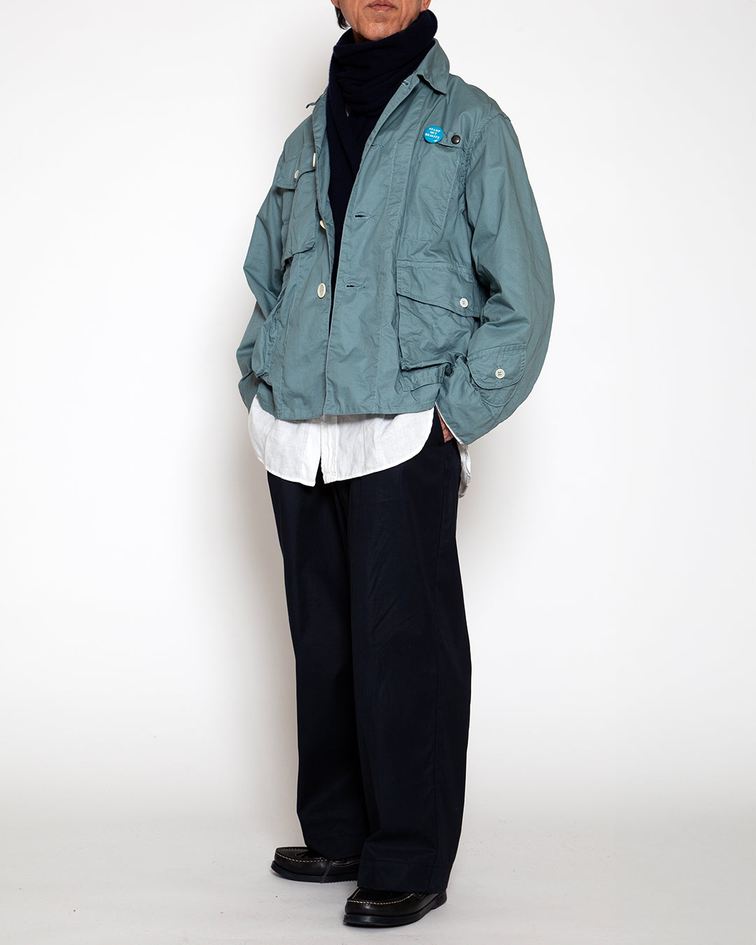 CJ005 - MACY FISHING JACKET / Dull Blue