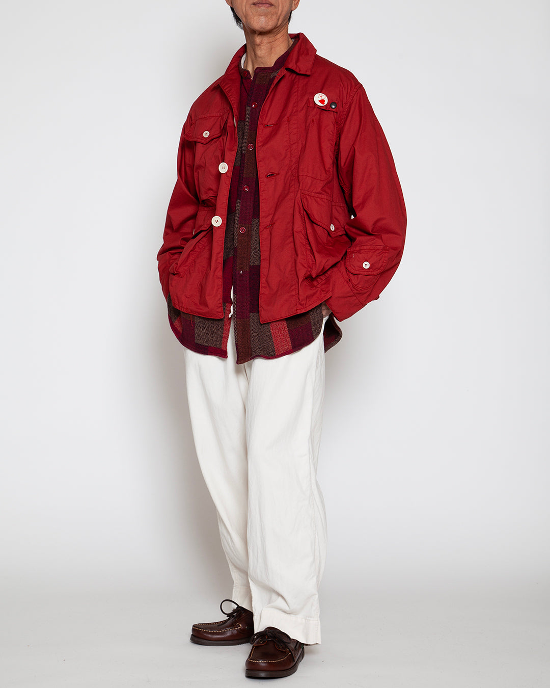 CJ005 - MACY FISHING JACKET / Red