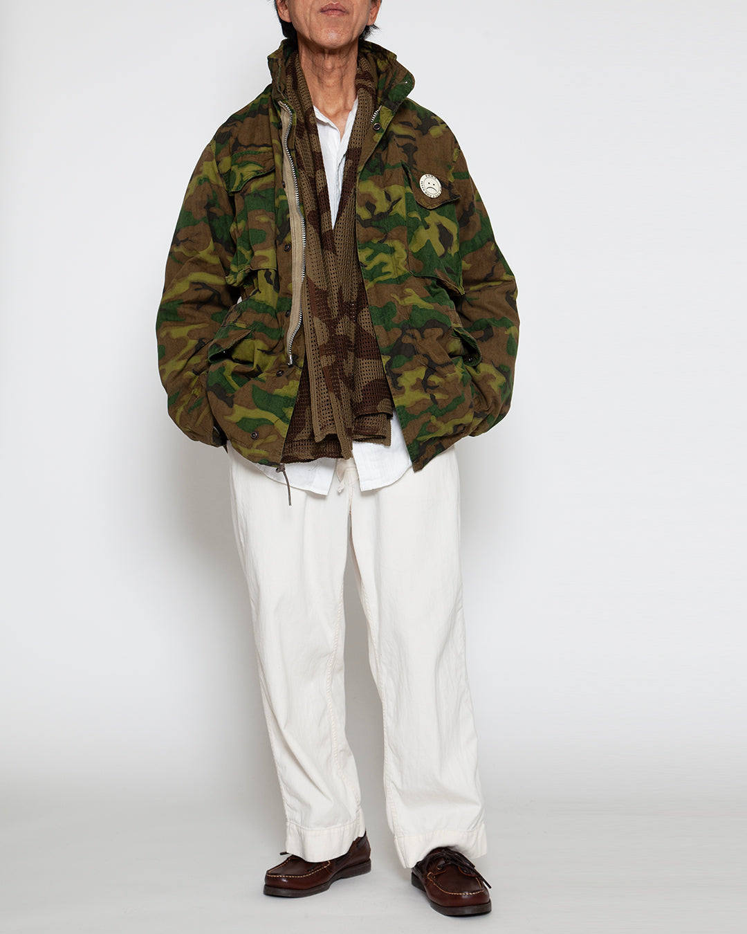 CJ112 - CORONA・M-65 FIELD JACKET / ERDL "GREEN in COUNTRY" w/ Special Bio-wash