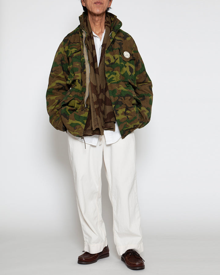 CJ112 - CORONA・M-65 FIELD JACKET / ERDL "GREEN in COUNTRY" w/ Special Bio-wash