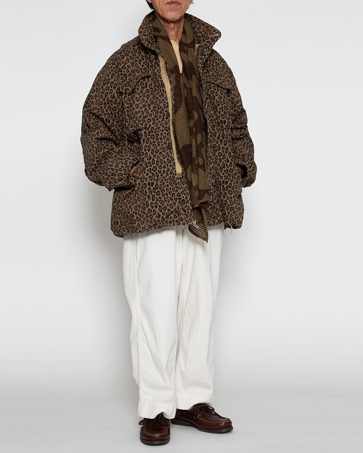CJ112 - CORONA・M-65 FIELD JACKET / Leopard w/ Special Bio-wash