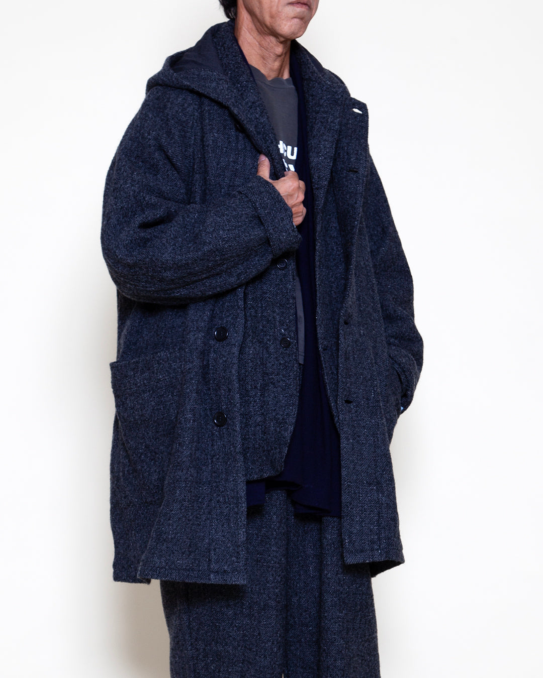CJ127 - CORONA・UP DUSTER PARKA COAT / Charcoal
