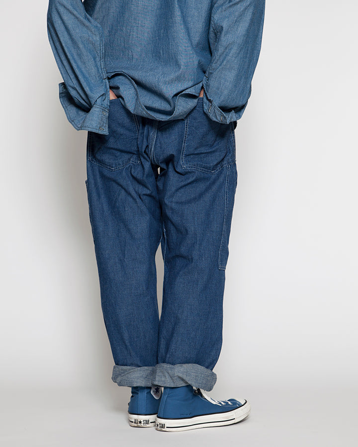 CP011・HALF O'ALLS / Indigo Denim w/ Stone Bio Wash